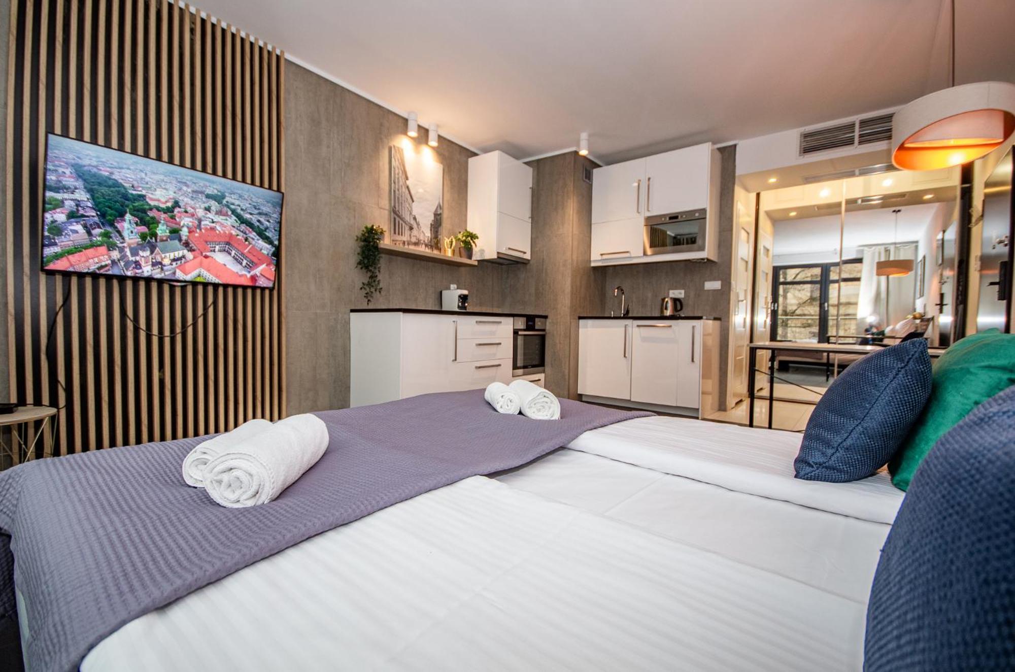 Inpoint Apartments G11 Near Old Town & Kazimierz District & Parking Option Cracovie Chambre photo